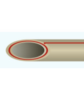 На фото Țeavă Hi-Therm PP-R HOT FIBRE SDR 7,4 (S 3,2)