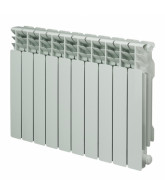 На фото Aluminium radiator Hi-Therm AQUATIC Titano 500