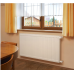 На фото Steel panel radiator Hi-Therm with side connection